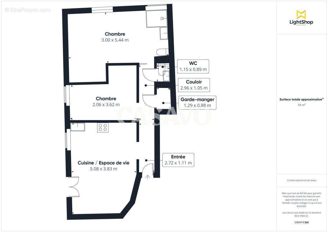 Appartement à BEAUSOLEIL