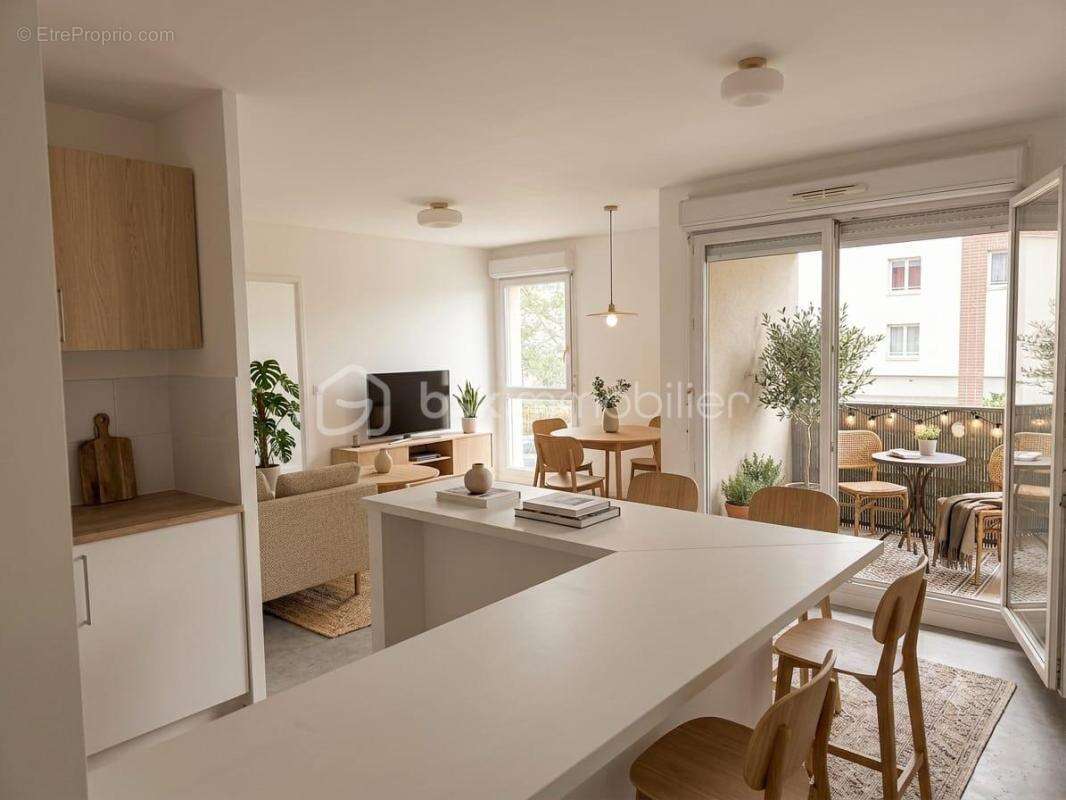 Coup de coeur ! 2 pièces rénové avec balcon, parking et dpe c – résidence villa des poètes - photo 3