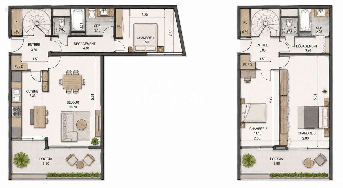 Appartement à PANTIN