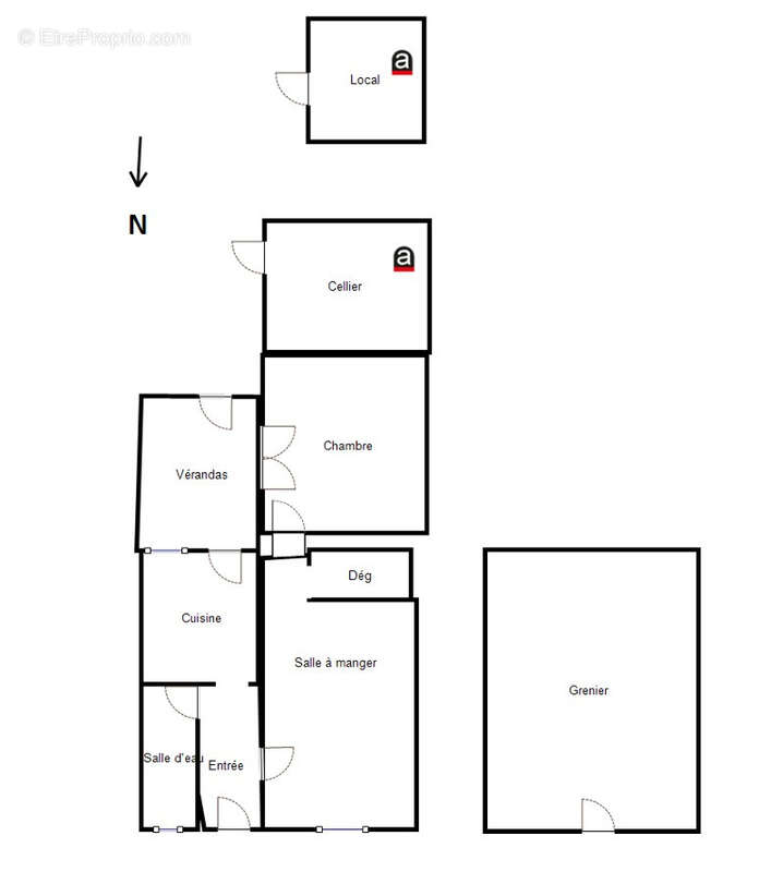 Maison à SAINT-AOUT