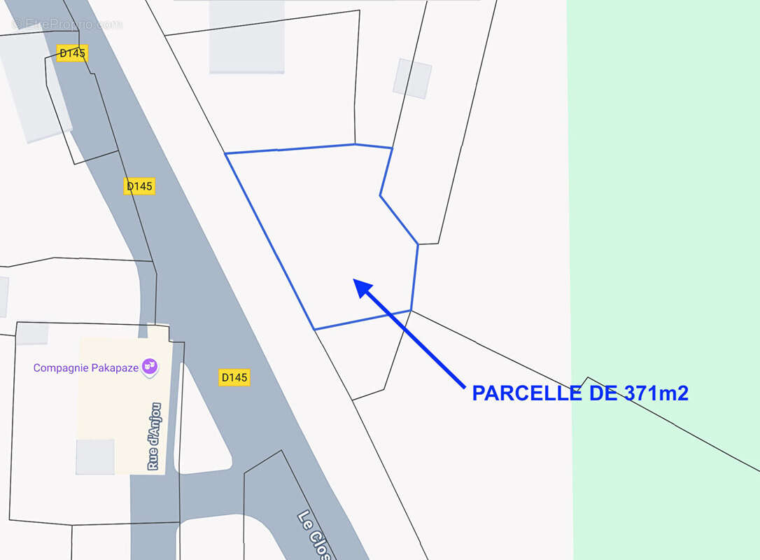 Terrain constructible 371m2 - photo 2