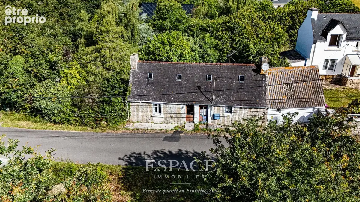 Trégunc - Authentique maison en pierres debout à réinventer à deux pas du littoral - photo 4