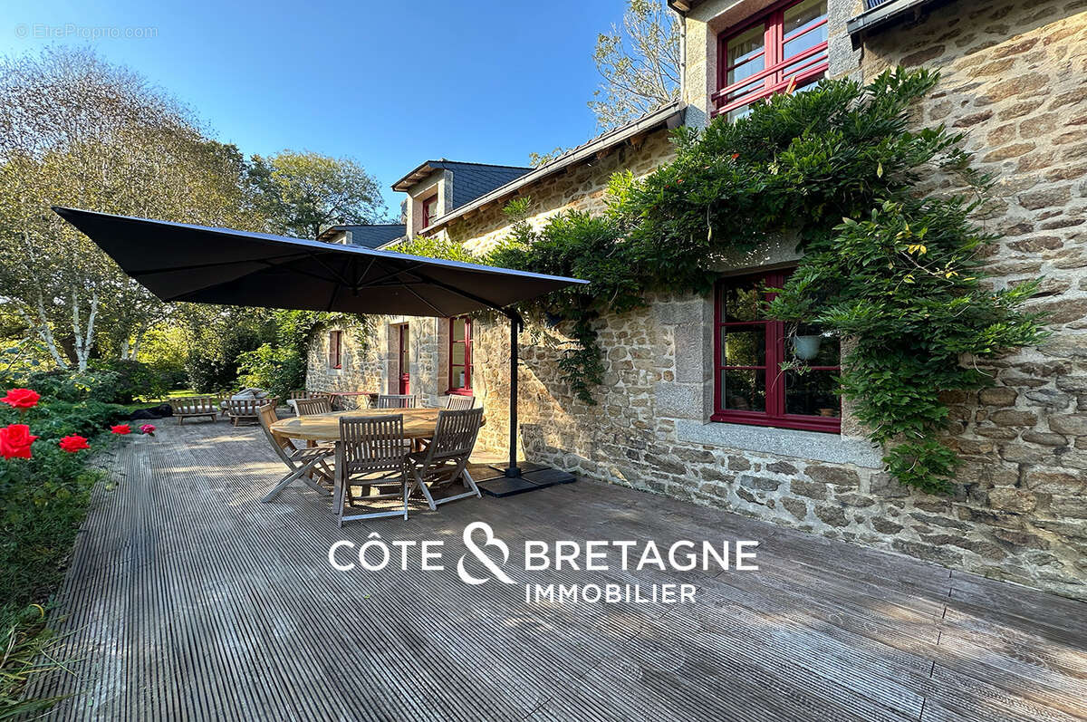Demeure  de charme avec piscine a guidel dans le morbihan   ref : 2025116 - photo 4