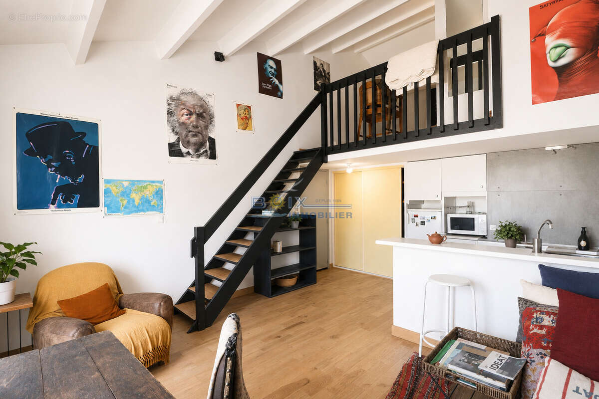 A vendre 2 pieces mezzanine avec terrasse au dernier etage a la corniche a sete - photo 4