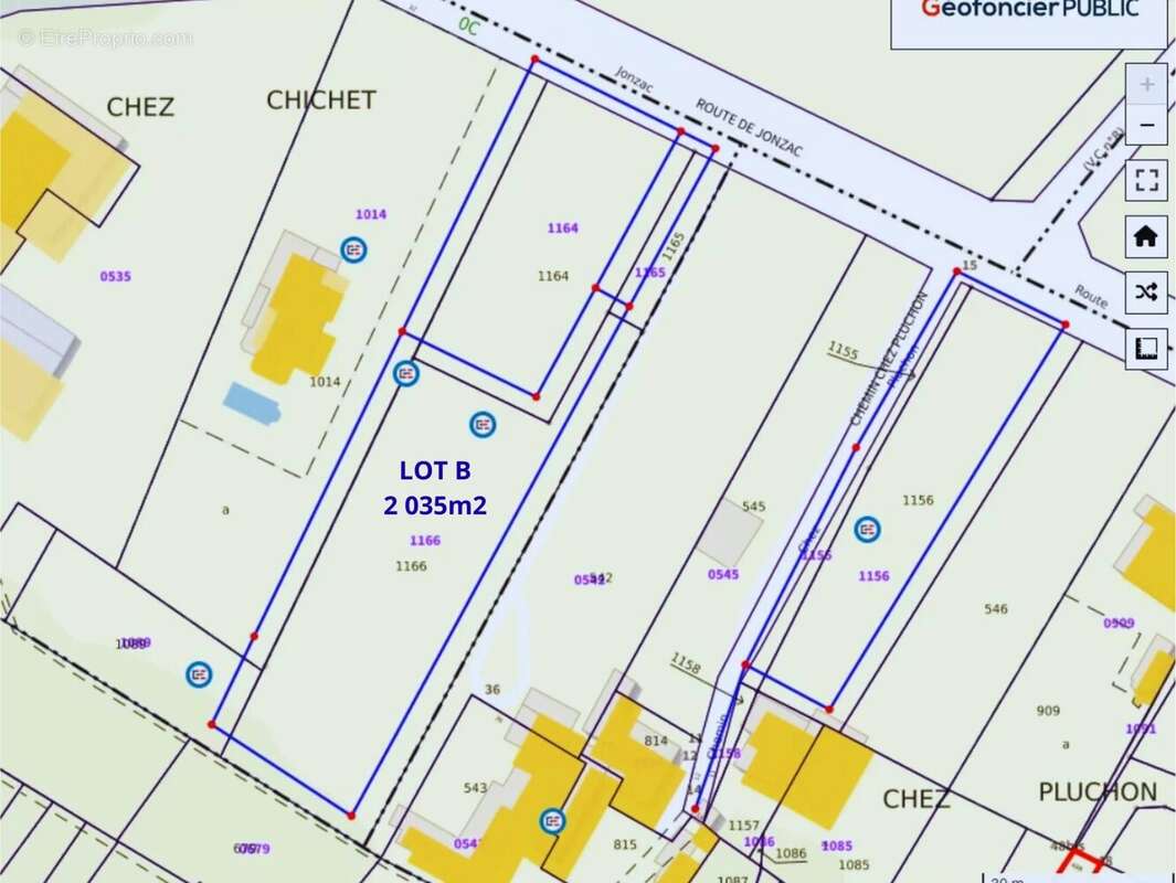 Terrain à SAINT-GEORGES-ANTIGNAC