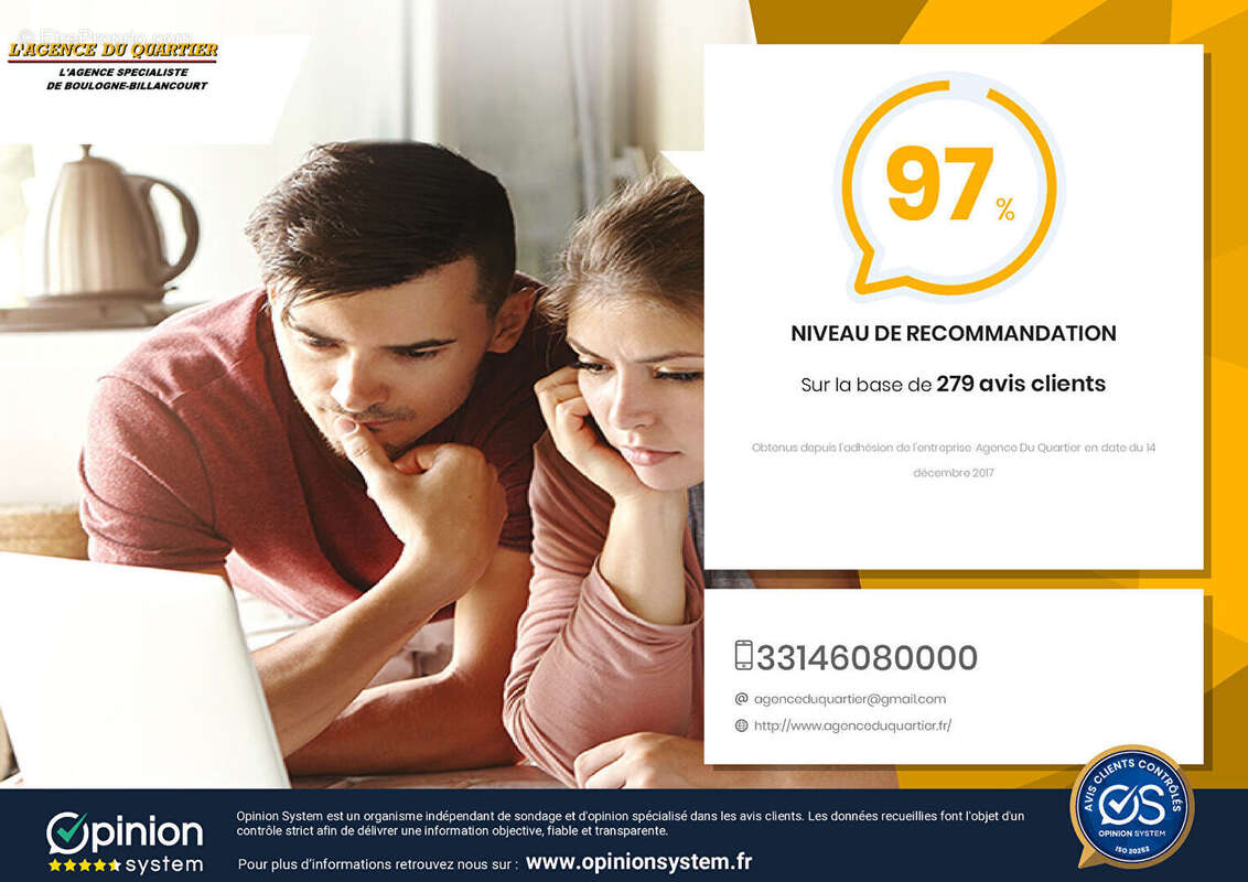 Appartement à BOULOGNE-BILLANCOURT