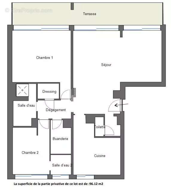 Nice / Corniche Fleurie – 3 pièces de 96 m² en dernier étage - photo 15