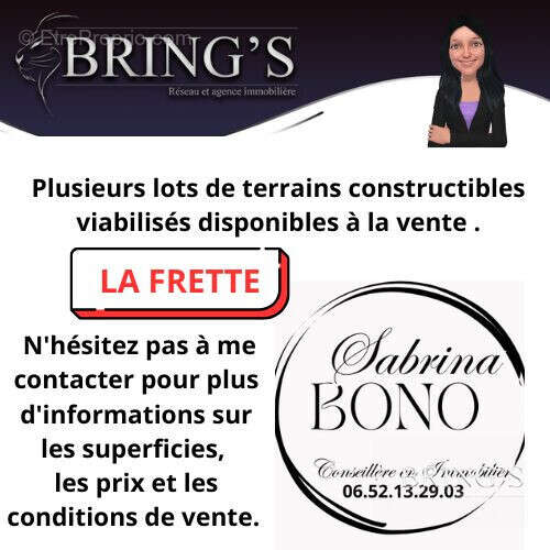 Terrain à LA FRETTE