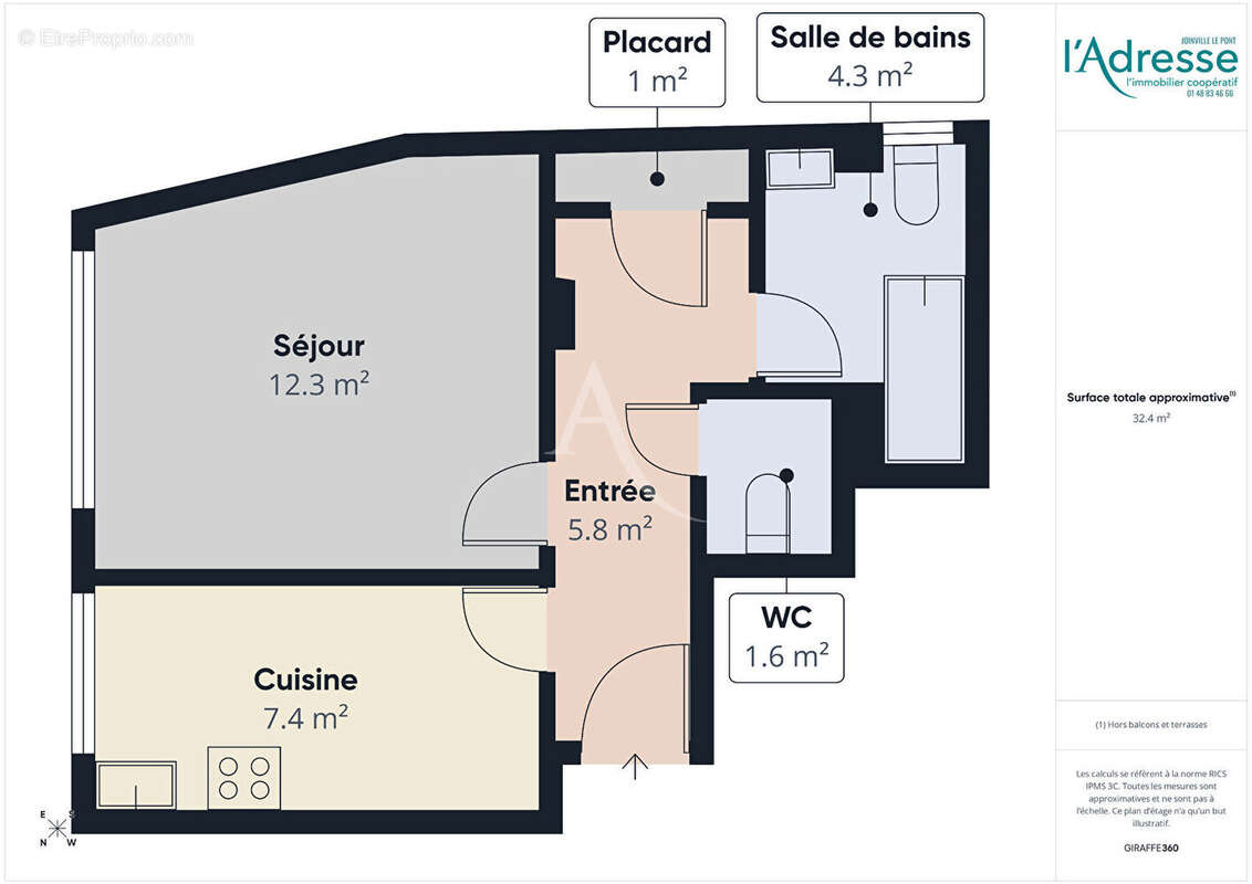 Appartement Champigny Sur Marne  1 pièce(s) - photo 8