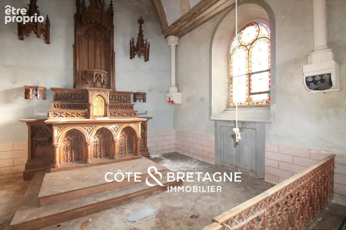 Côte & Bretagne Immobilier vous présente : Domaine historique de 25 ha avec château, moulin à eau, chapelle et - photo 14