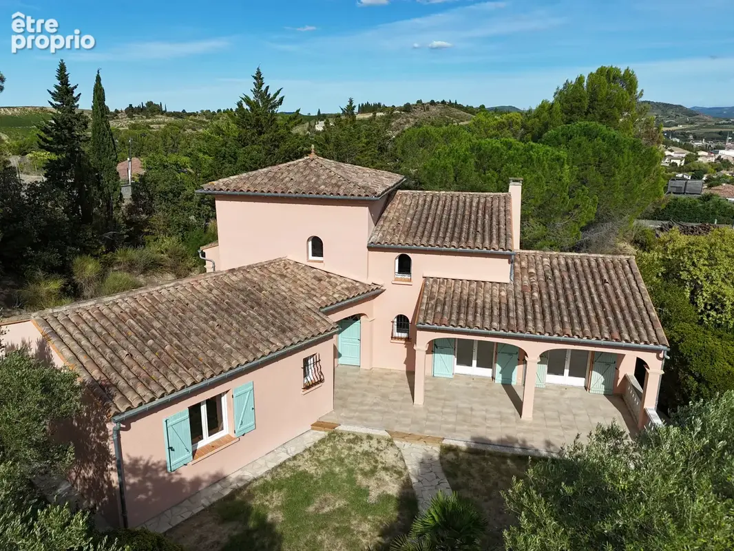 Élégante villa avec vues panoramiques, piscine et jardin méditerranéen – Limoux - photo 15