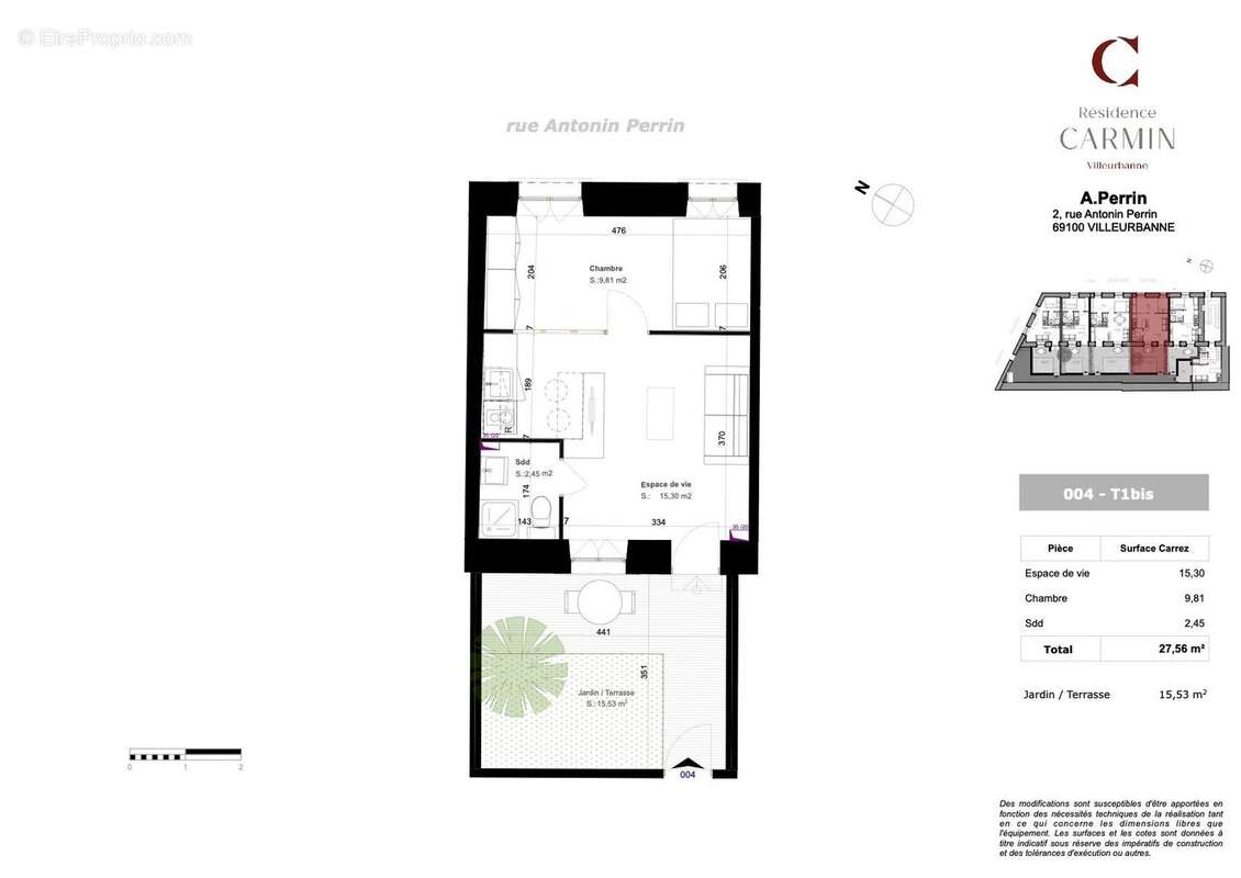 Appartement à VILLEURBANNE