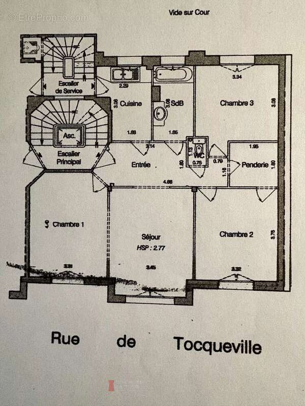 Appartement à PARIS-17E