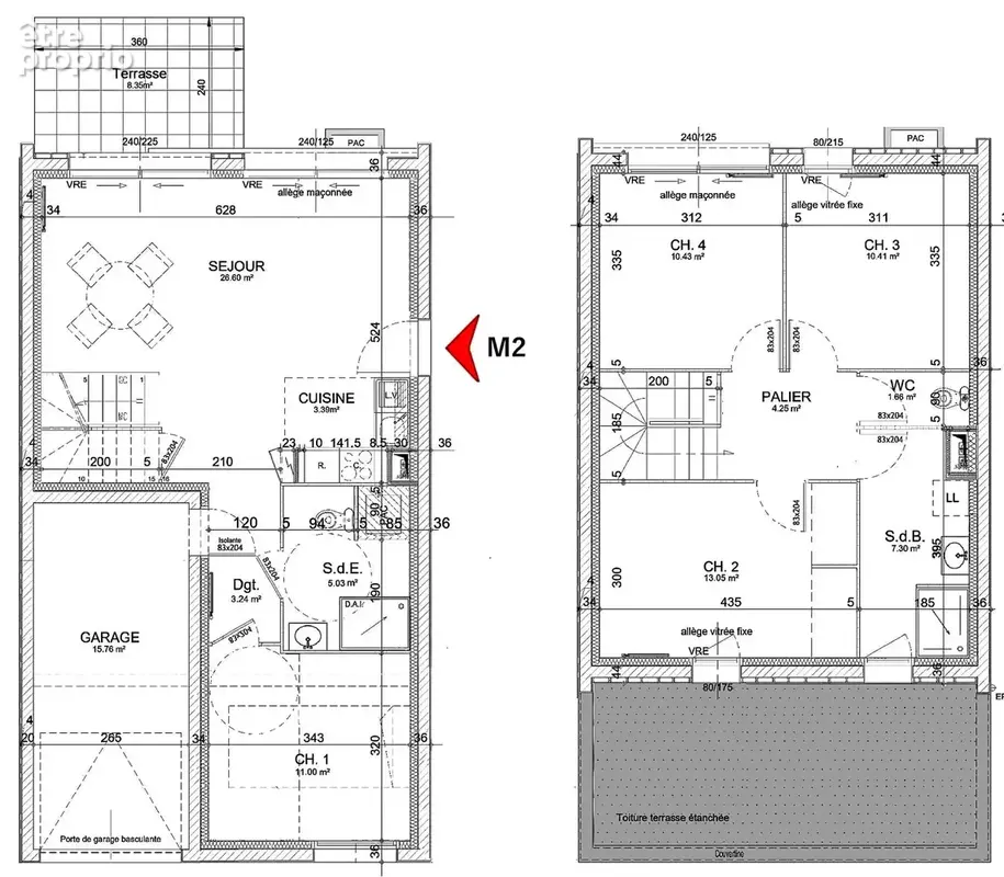 Maison 5 pièces 97 m² à vendre à Pornichet (44380) - photo 5