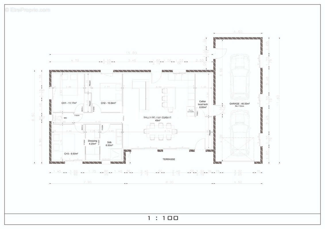 Terrain à bâtir proche Orthez 2085m² - photo 6