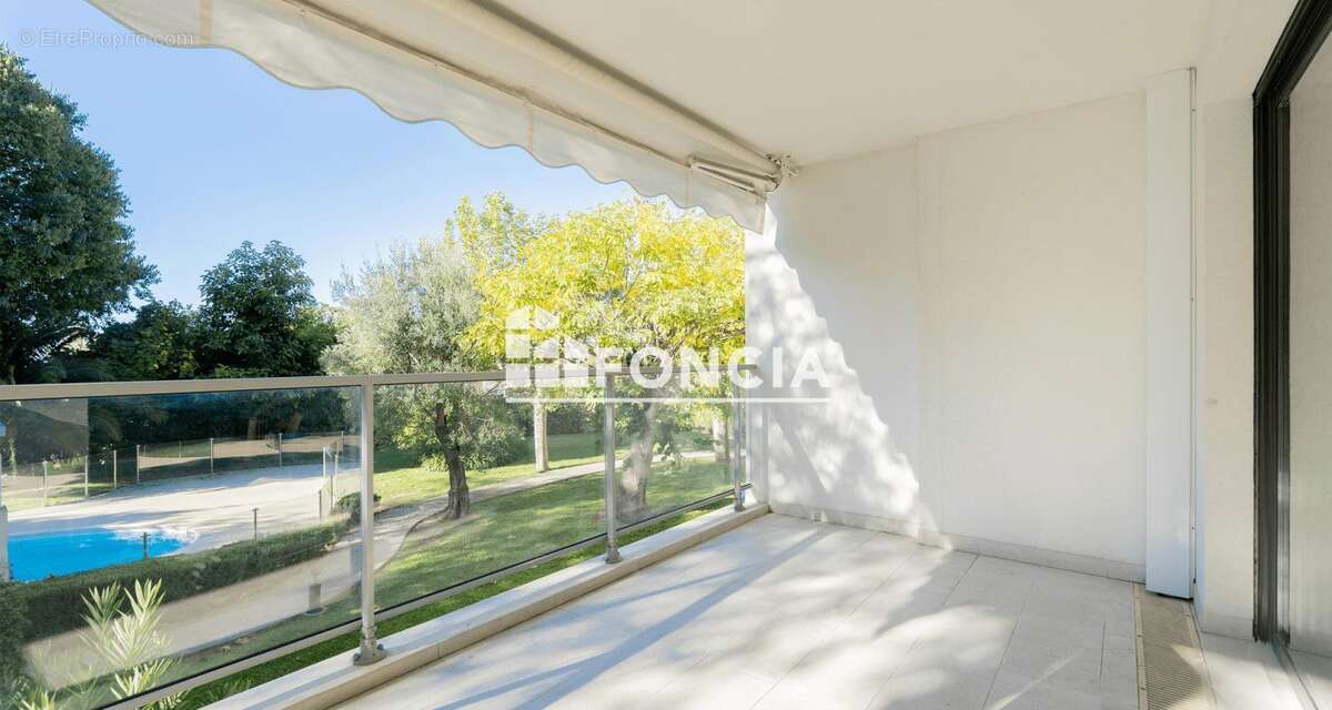 Cannes montrose 3p luxe terrasse 25m2 sud piscine double box - photo 2