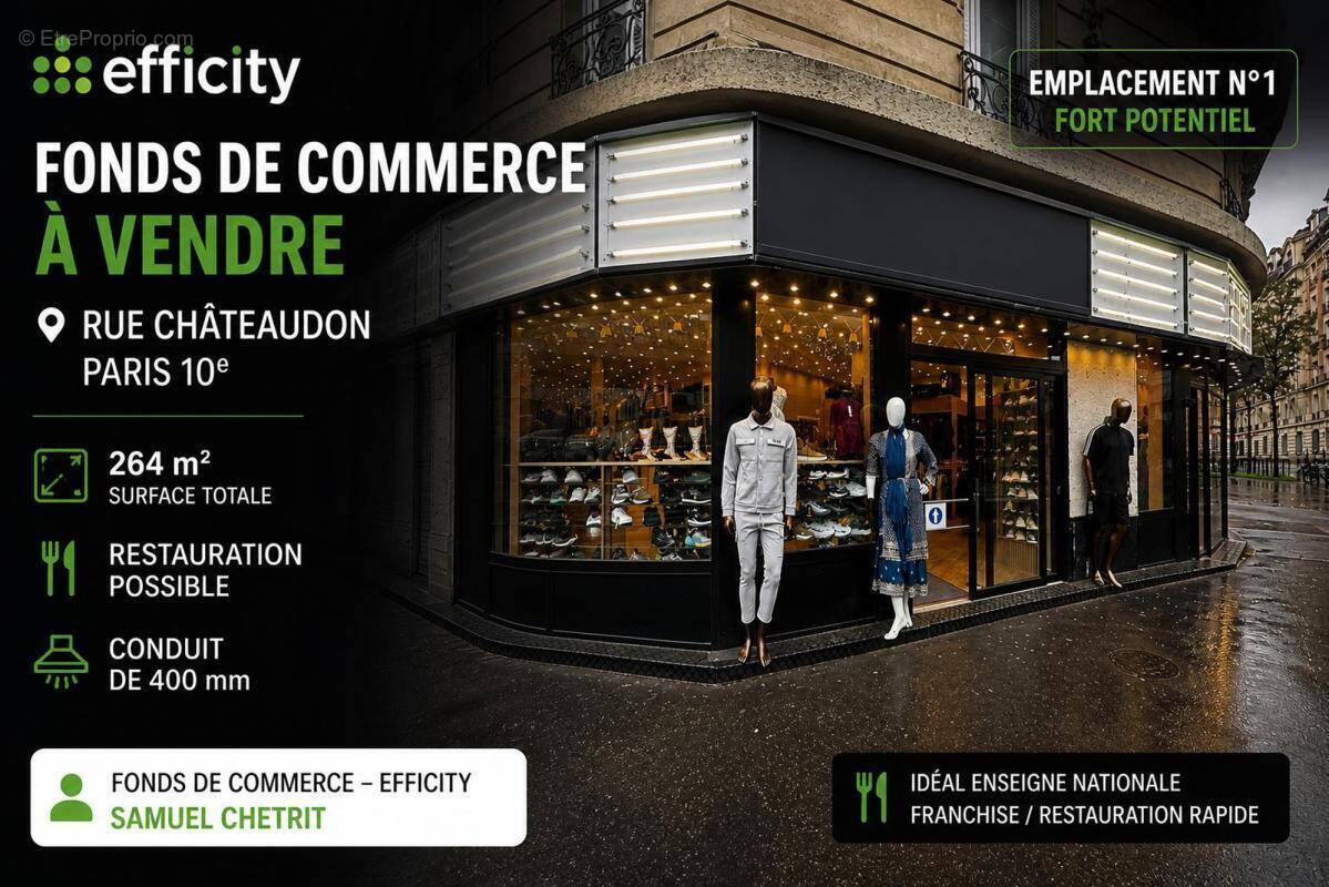 Commerce à PARIS-10E