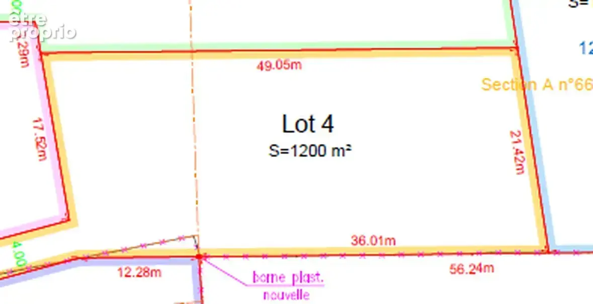 LE TEMPLE (33680) — Terrain à bâtir libre de constructeur — 1200 m2 - photo 2