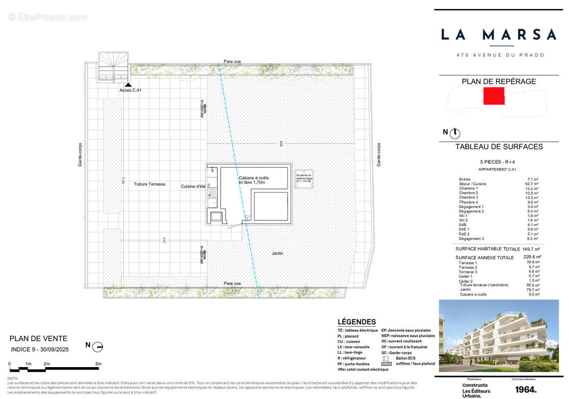 Appartement à MARSEILLE-8E