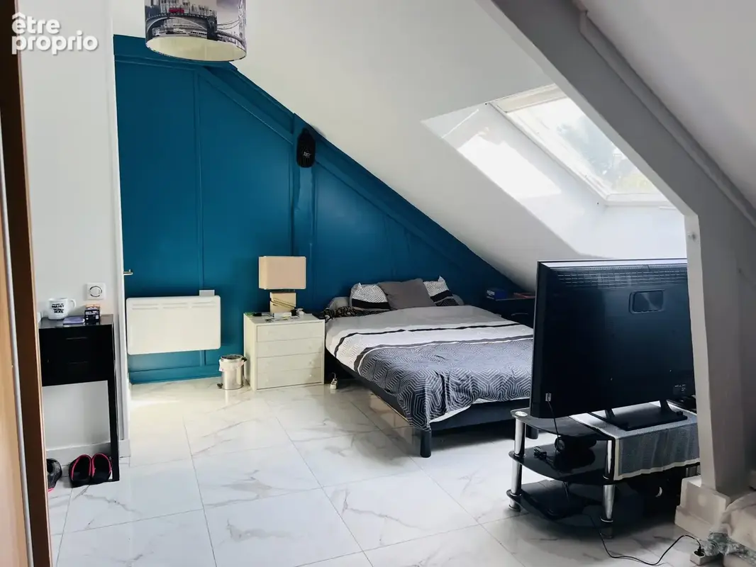 chambre bleue