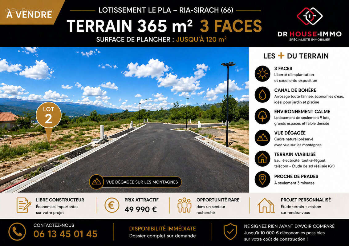 Terrain à RIA-SIRACH