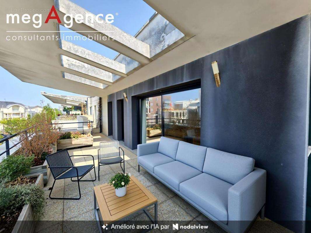 Caen mémorial – dernier étage, 127 m2  – superbe appartement duplex t4  avec terrasse - photo 2