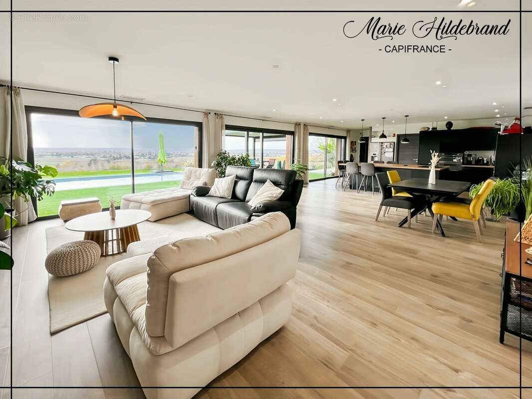 Propriété contemporaine – vue dominante, parc de près d’1 hectare & piscine - photo 3
