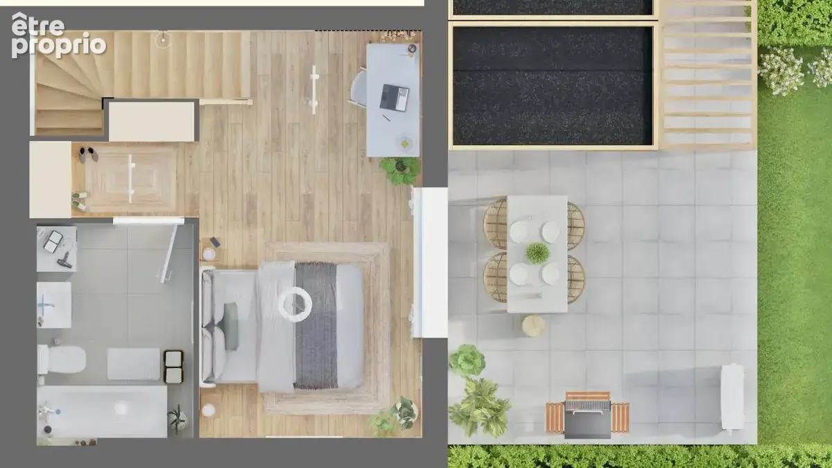 Appartement t2 arc sur tille - photo 3