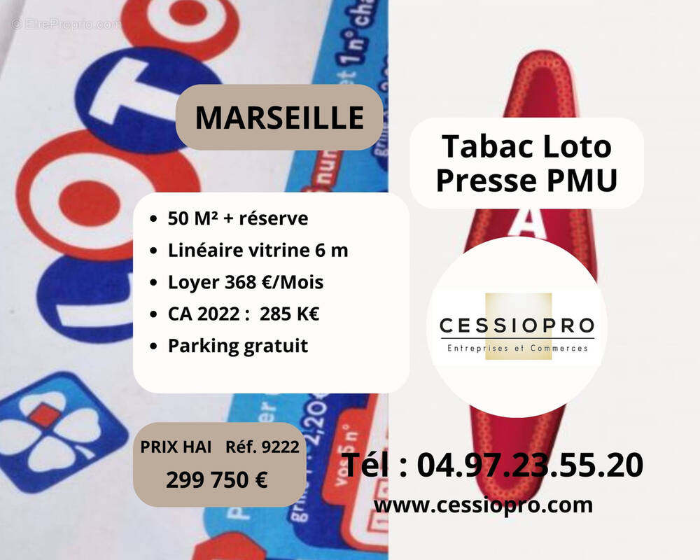 Commerce à MARSEILLE-15E