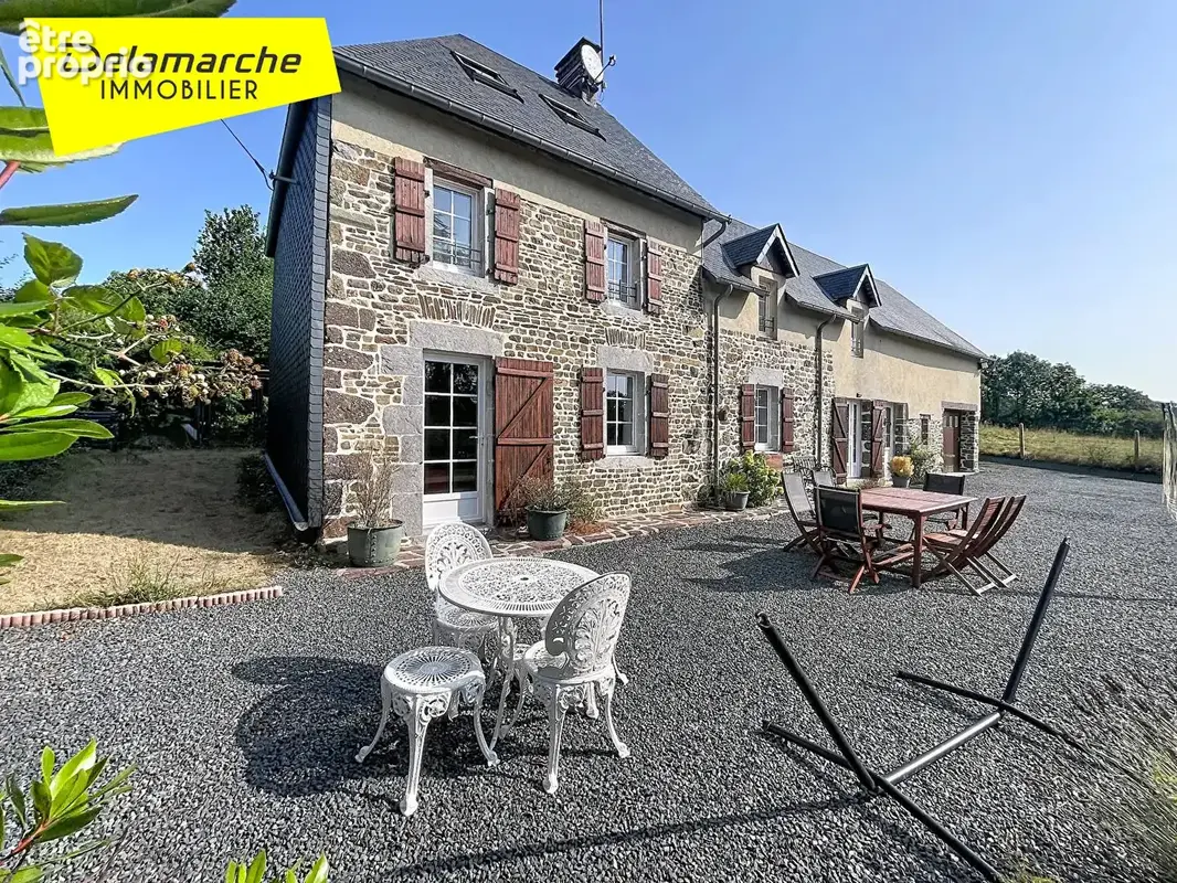 A vendre roncey  maison de campagne au calme, sans vis-à-vis, avec jardin de 894 m² - photo 2