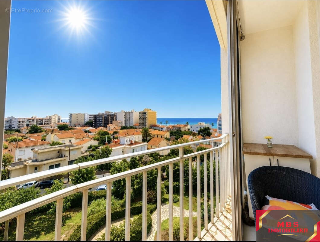 CANET-PLAGE : Studio Vue Mer à 2 pas du sable ! - photo 6