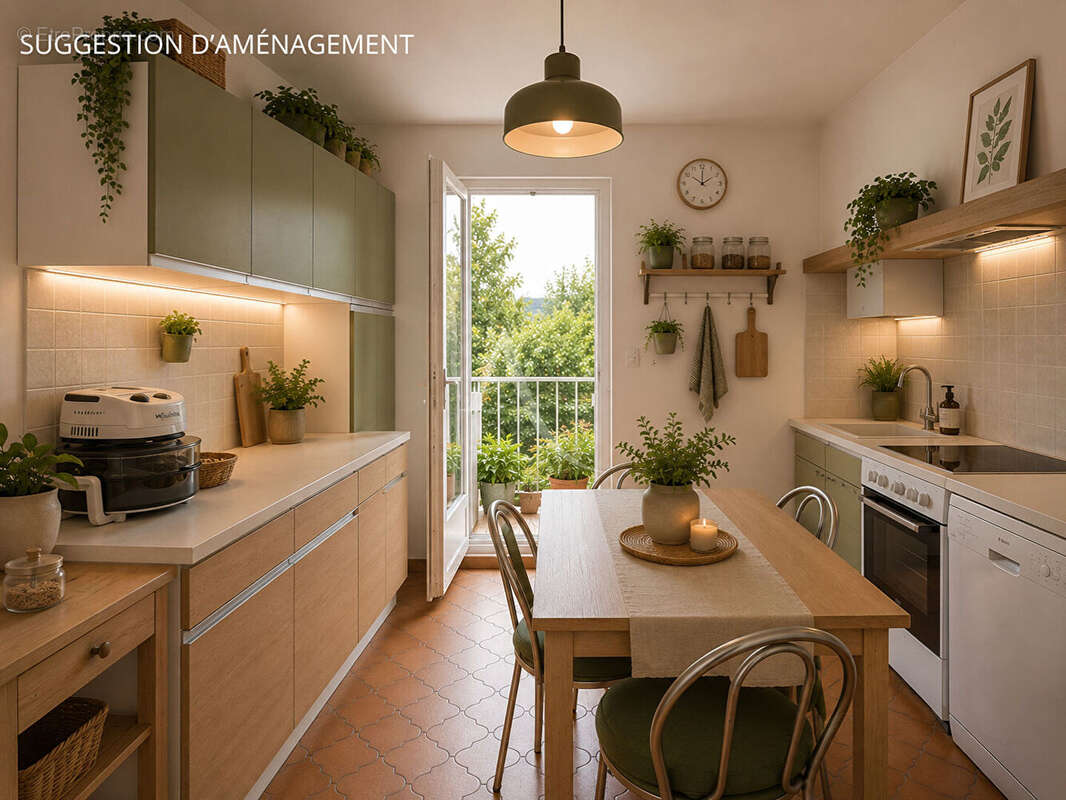 Appartement 87 m² - 3 chambres - Terrasse et cellier et parking - photo 2