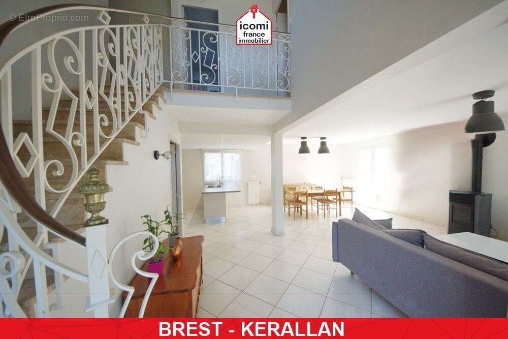Finistere - brest (29200) - a vendre - maison 140m2 - 5 chambres - garage double - 1500 m2 de terrain - chaudiere de 2020 - poel - photo 5