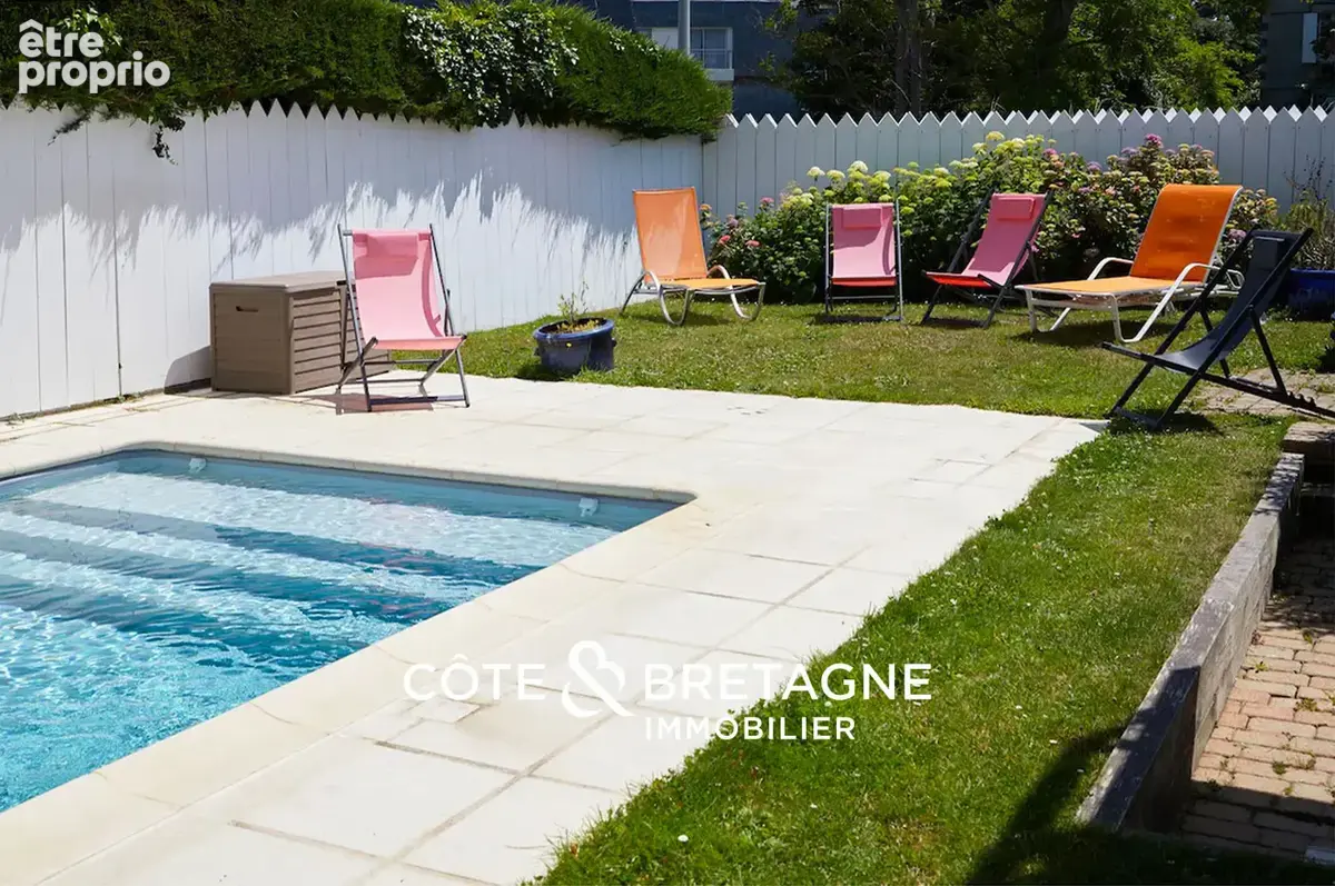 Saint-Quay-Portrieux   La Comtesse  Maison de caractère avec vue mer et piscine  Réf : 2026162 - photo 3