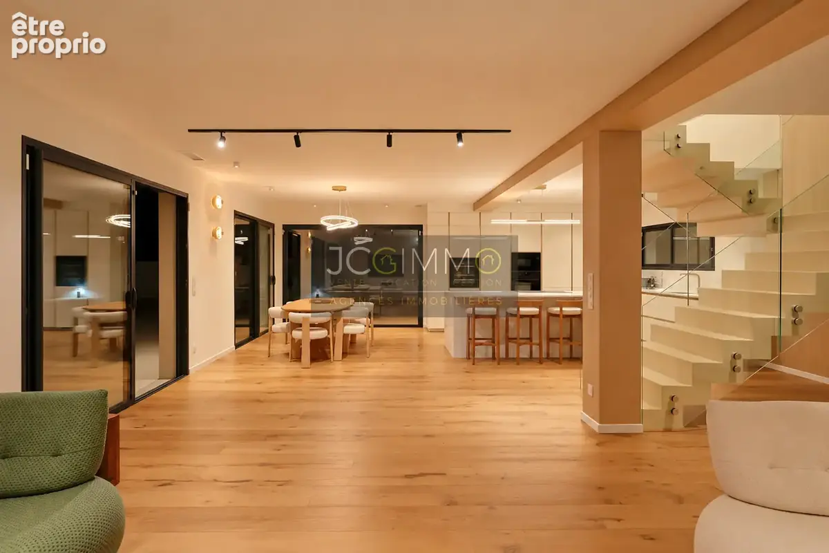 Villa contemporaine neuve   150 m2   terrain 1 200 m2   piscine   vendue entièrement meublée - photo 5