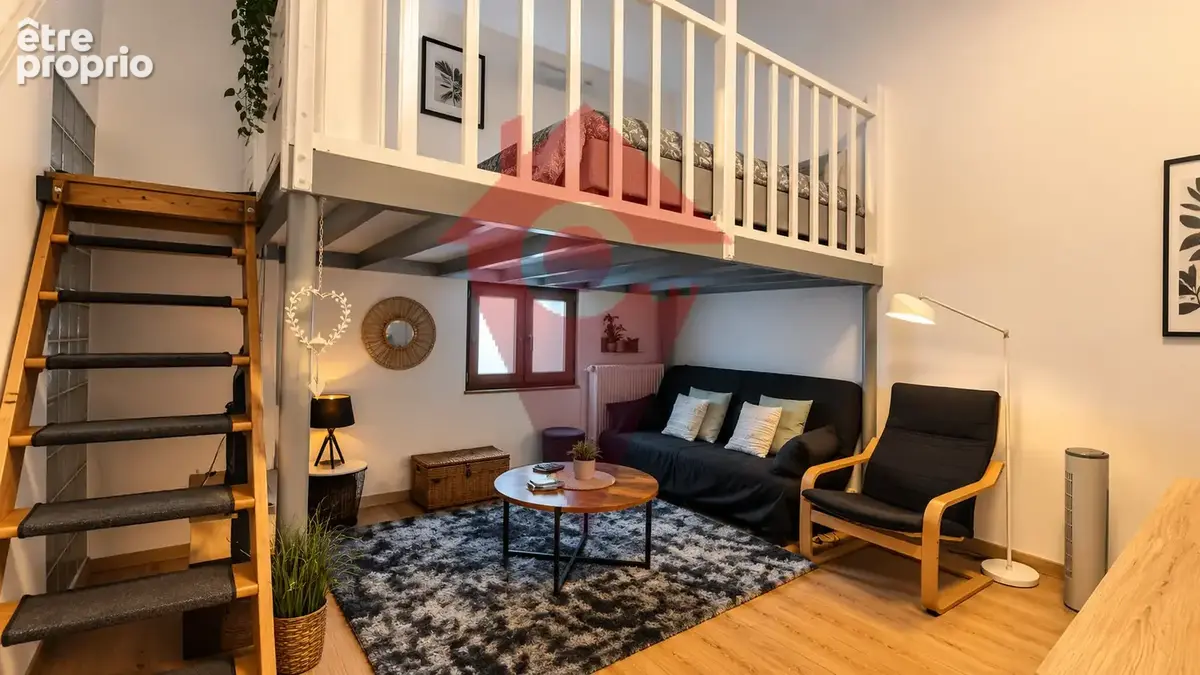 A VENDRE Appartement de type LOFT avec mezzanine - vendu meublé - parking - cave - - photo 6
