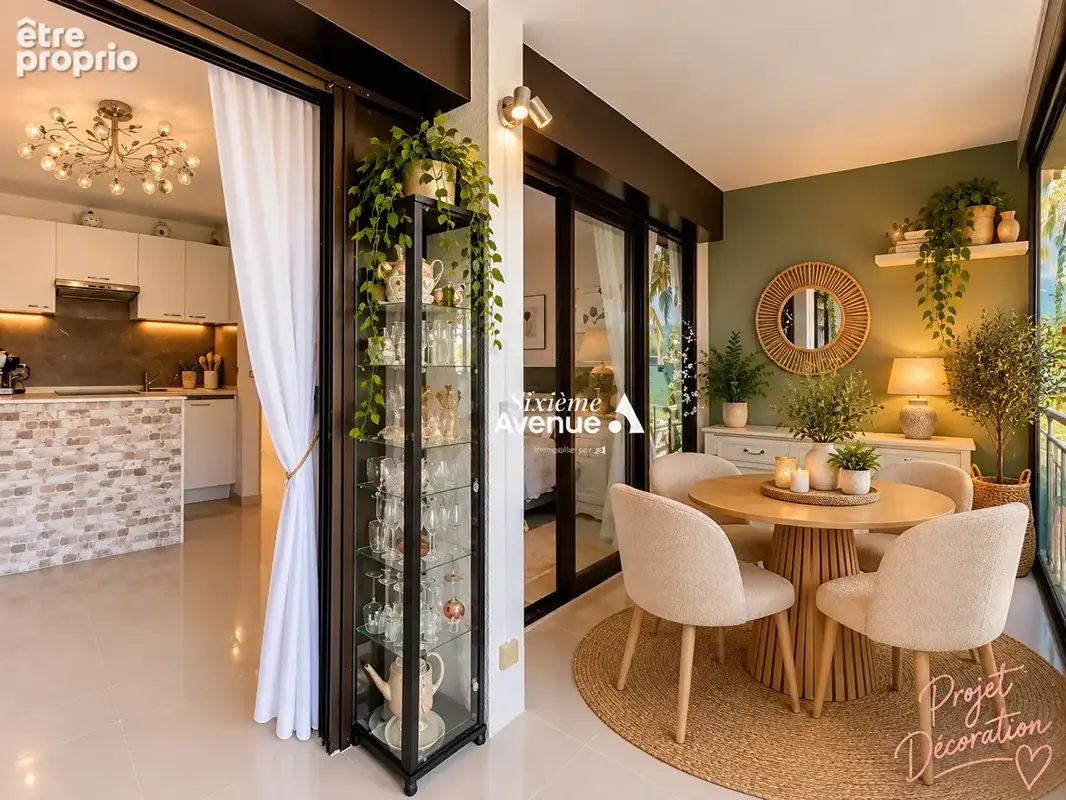 A VENDRE A MANDELIEU appartement 2 pièces en rez-de-jardin avec cave et place privative - photo 4