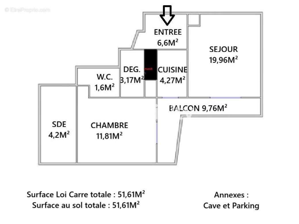 Appartement à BOULOGNE-BILLANCOURT