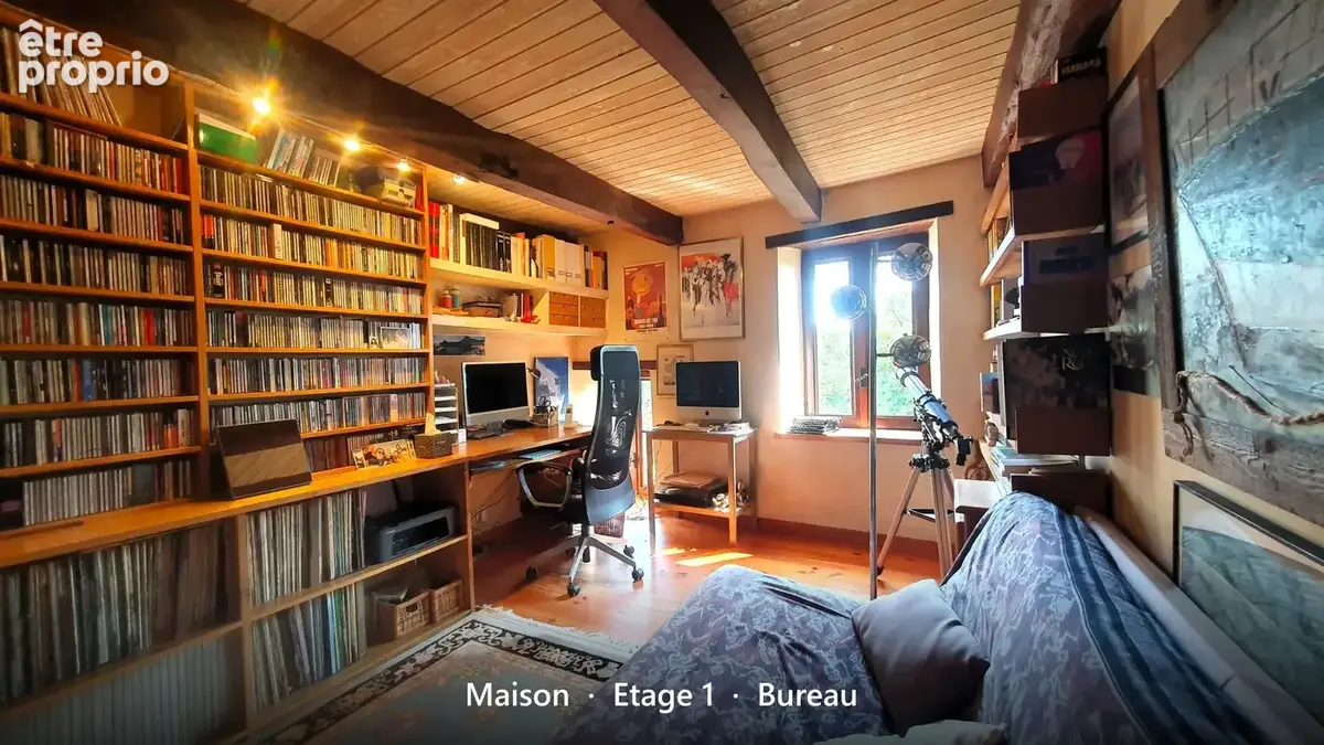 Maison en pierre avec gîte, piscine naturelle et vue - 3 500 m² - photo 10