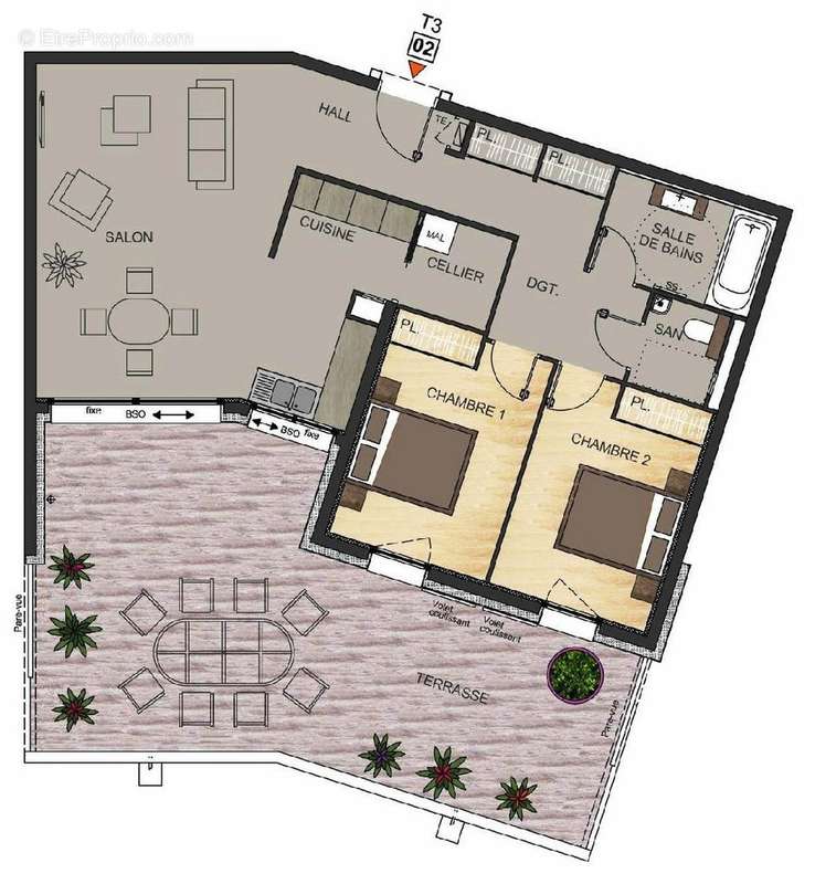 Appartement à ALBERTVILLE