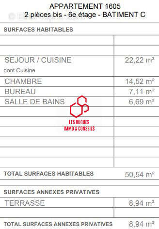 Appartement à CHILLY-MAZARIN