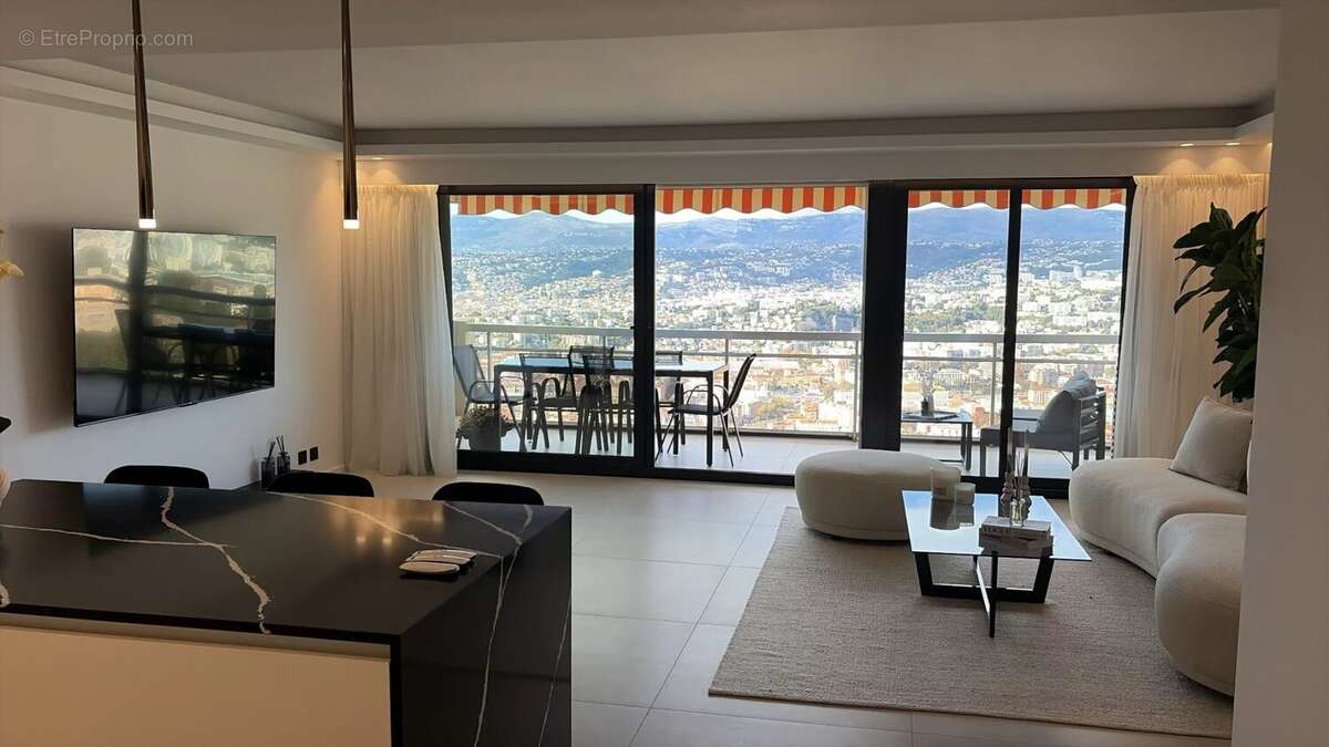 Nice – mont boron – dernier étage – 3 pièces rénové – terrasse – vue panoramique mer & ville - photo 1
