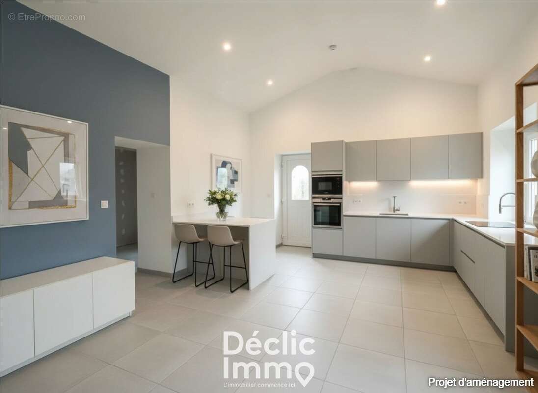 Maison en pierre 83 m² ECHALLAT 16170 - photo 4
