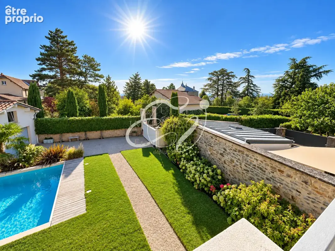Vente 69570 dardilly - magnifique maison ancienne - 280 m2 - 10 p - 6 ch - bur -  piscine - garage - photo 10