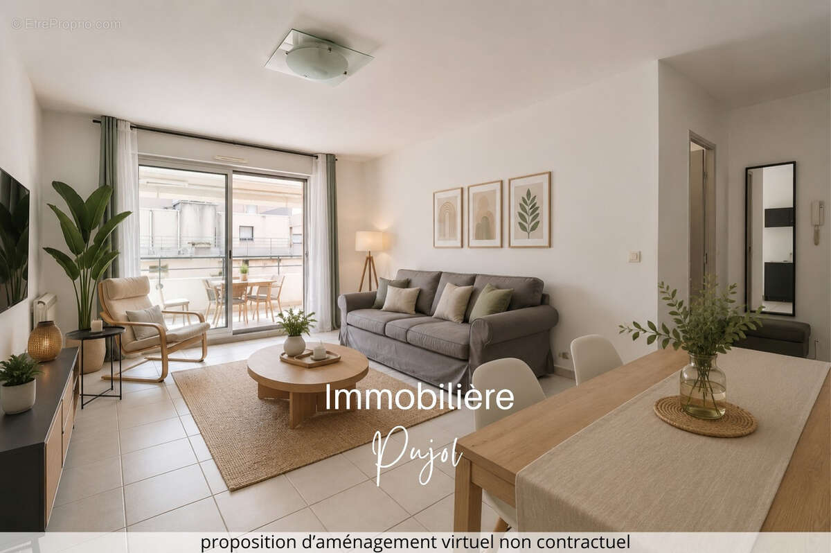 Prado / Périer - Appartement T3 résidence sécurisée avec terrasse et cave + garage (option) - photo 3
