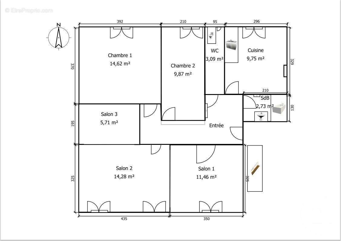 Appartement à LYON-7E