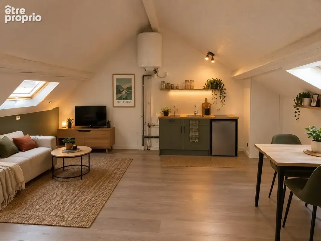 Appartement 1 pièce 13 m² à vendre à Saint-Etienne (42000) - photo 2