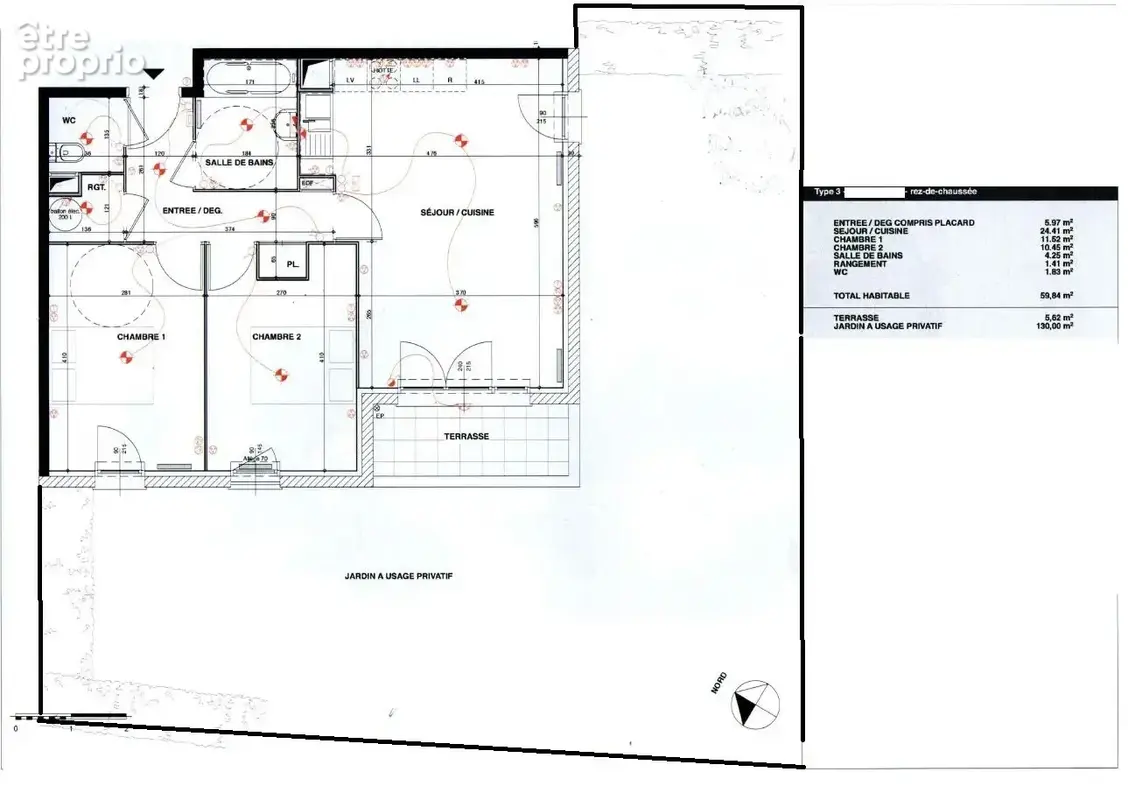Appartement t3 - 60 m² villenave d'ornon 33140 - photo 9