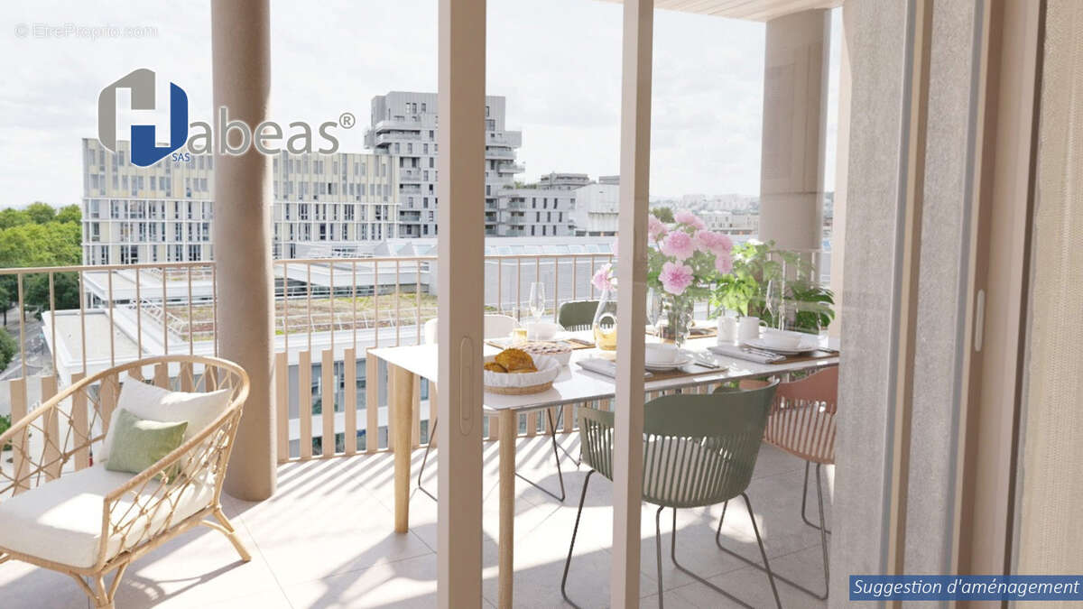 Appartement T1 de 31,64m² au 7em étage avec balcon de 5.46m² et cellier, Lyon 7 - photo 2