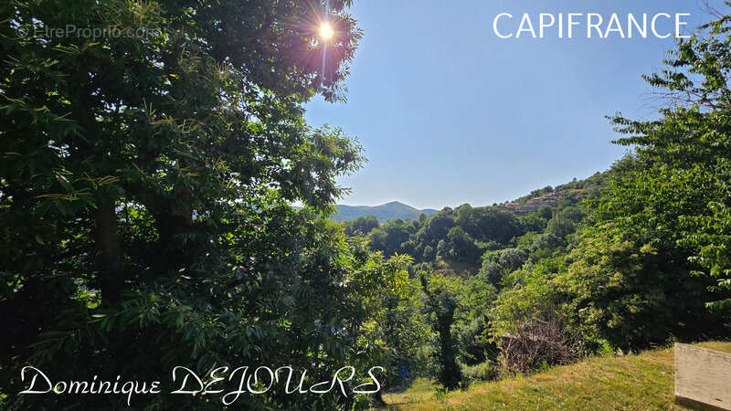 En Ardèche, à Issamoulenc - Maison de plain-pied avec vue dégagée sur la nature luxuriante - grand séjour - 4 chambres - photo 24